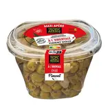 Tropic Apéro Olives Vertes Dénoyautées à l'Orientale Epicé Piment Doux, 400g