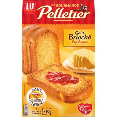 Pelletier Pain grillé gout brioché, 260g