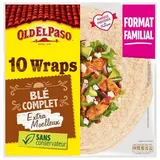Old el Paso 10 Tortillas de Blé complet Extra Moelleux Format Familial, 580g