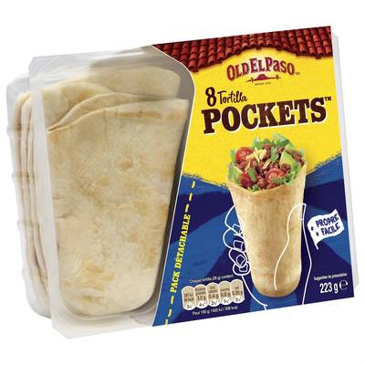 Old el Paso 8 Tortillas Pocket, 223g