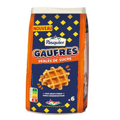 Pasquier Gaufre Perle de Sucre, 6x40g