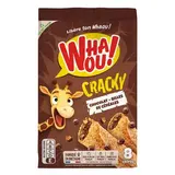 Whaou Cracky crêpes fourrées chocolat et billes de céréales, 256g
