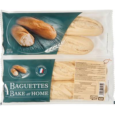 Bake at Home Demi-Baguettes Précuites, 4x150g