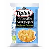 Tipiak 4 coquilles Saint-Jacques à la fondue de poireaux - 20% de noix, 4x90g