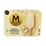 Magnum Bâtonnets chocolat blanc, 4 bâtonnets - 300g