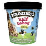 Ben&Jerry's Crème glacée Half Baked Brownies & Cookie Dough, 411g