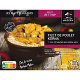 Madern Poulet korma et son riz basmati, 350g