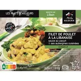 Madern Filets de poulet à la Libanaise, sauce yaourt et ses aubergines cuisinées, 300g