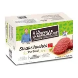 La Nouvelle Agriculture Steaks hachés pur boeuf 15%mg, 8x100g