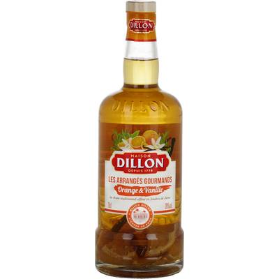 Dillon Rhum arrangé gourmand orange & vanille 28°, 70cl
