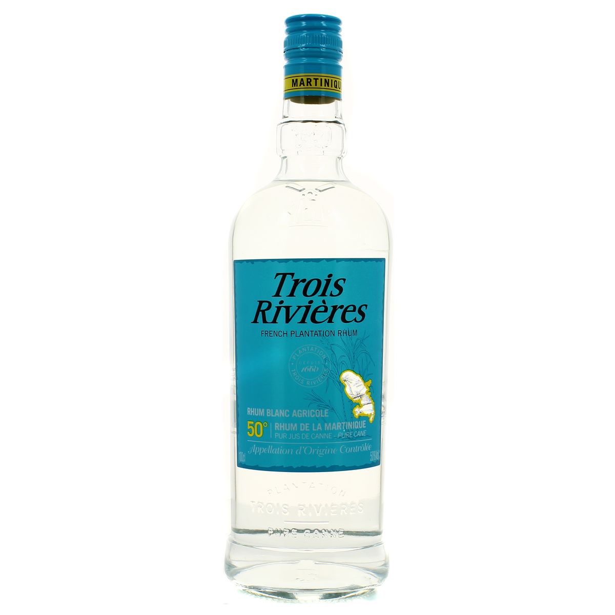 Trois rivières Rhum blanc 50°, 1L