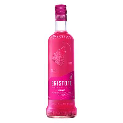 Eristoff Liqueur vodka fraise 18°, 70cl