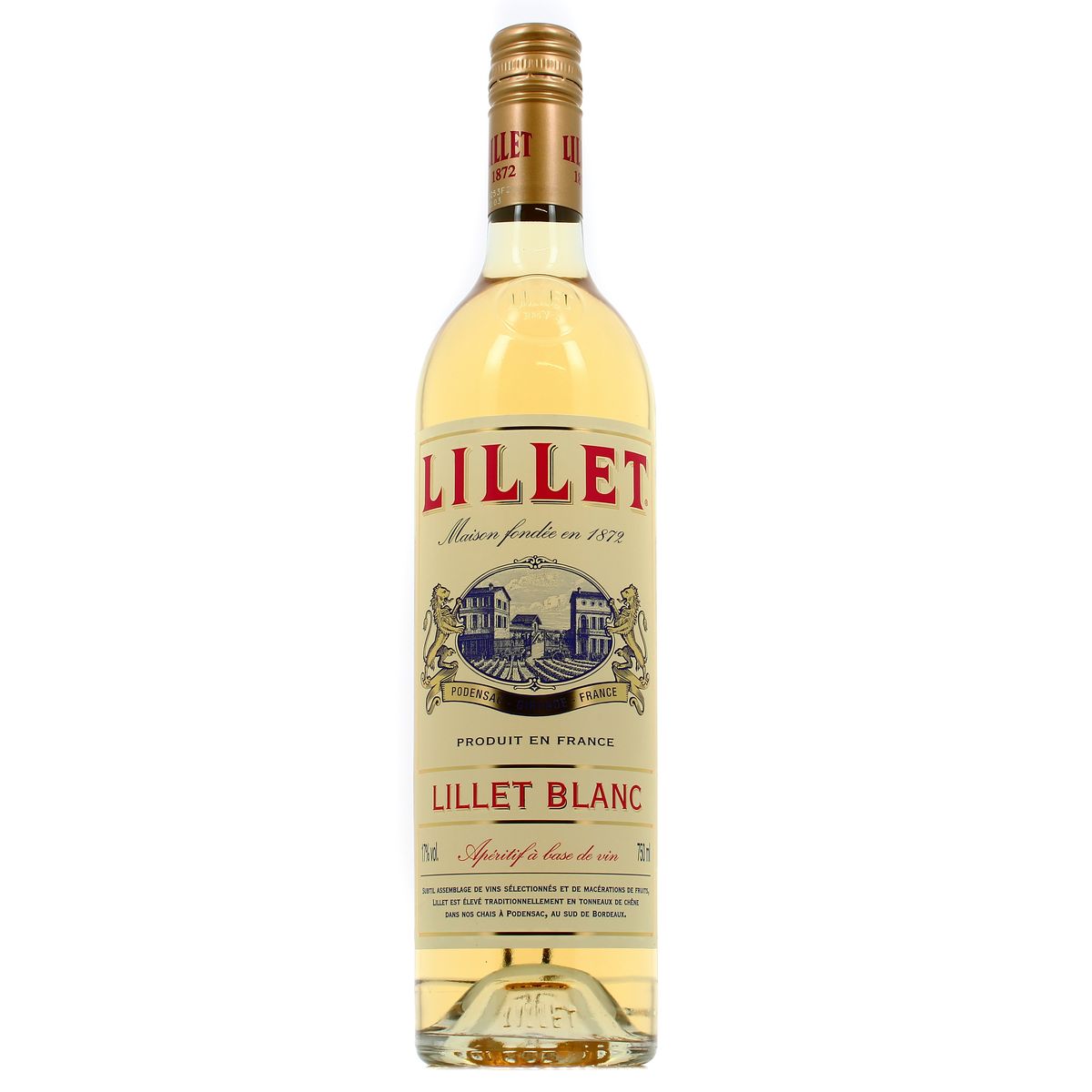 Lillet blanc Apéritif à base de vin 17°, 70cl