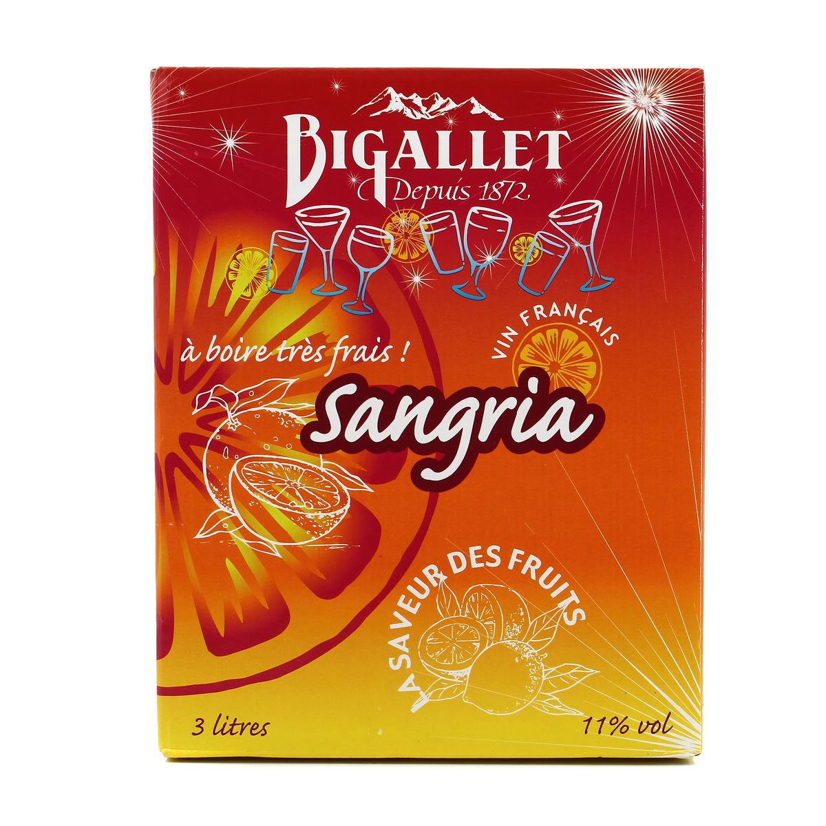 Bigallet Sangria Rouge 11°, 3L