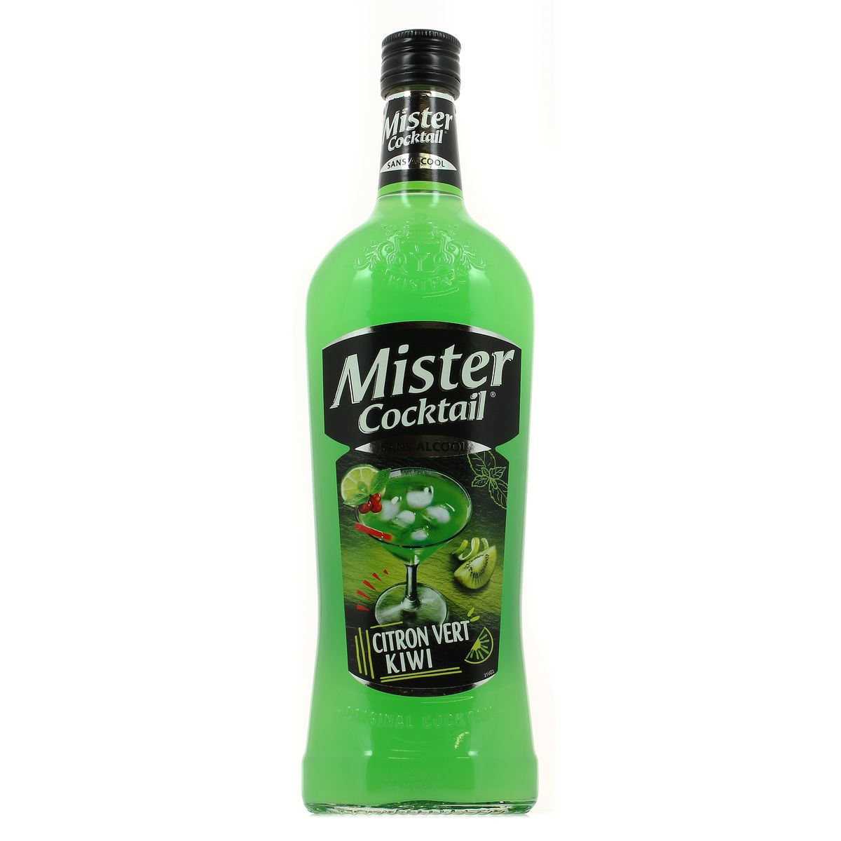 Mister Cocktail Apéritif sans alcool Kiwi citron, 75cl
