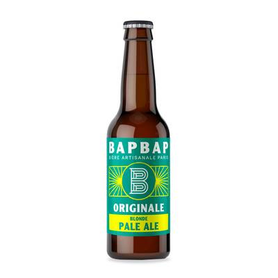 BAPBAP Originale Bière blonde PALE ALE 5.4%, 33cl