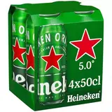 Heineken Bière blonde 5°, 4x50cl