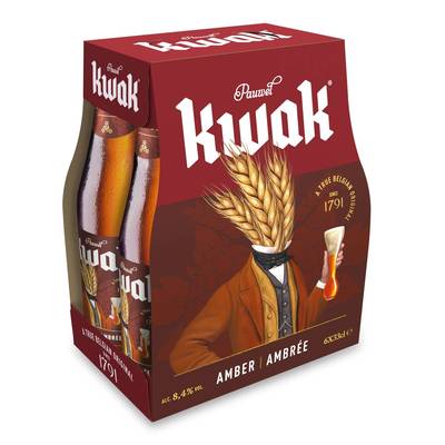 Kwak Bière ambrée 8,4°, 6x33cl