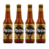 Pietra Bière ambrée à la chataigne 9°, Lot de 4x33cl