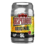 Desperados Fût de bière aromatisée à la tequila 5.9°, 5L