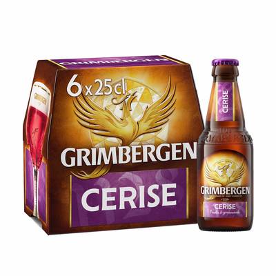 Grimbergen Bière d'Abbaye Kriek 6°, 6x25cl