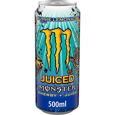 Monster Boisson énergisante Aussie Lemonade, 50cl
