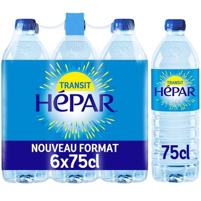 Hepar Eau minérale naturelle, 6x75cl
