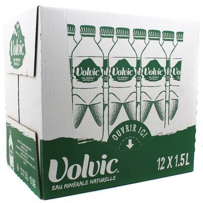 Volvic Eau minérale naturelle, 12x1,5L