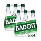 Badoit Eau gazeuse minérale naturelle, finement pétillante, Lot de 2 - 6x50cl
