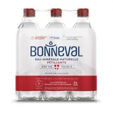 Bonneval Eau minérale gazeuse naturelle, 6x50cl