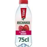 Vittel Plus Recharge magnésium goût fruits rouges, 75cl