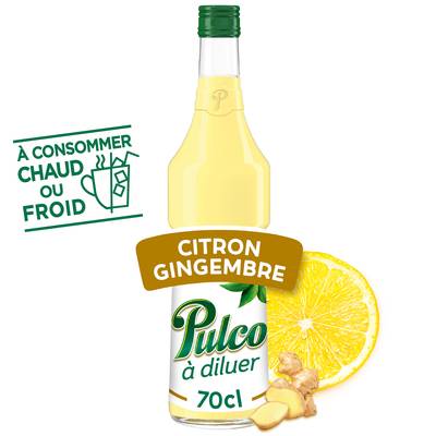 Pulco Concentré citron gingembre, 70cl