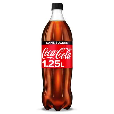 Coca-Cola Coca sans sucre, 1,25L
