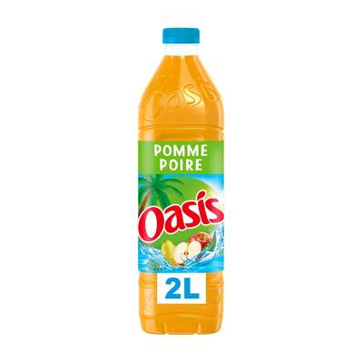 Oasis Boisson aux fruits pomme poire, 2L