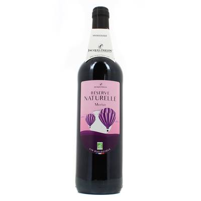 Vin de pays d'Oc rouge IGP Merlot - Cabernet Bio, 75cl