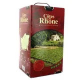 Côtes du Rhône rouge AOP Les vignerons Ardechois 14°, Bag in box 5L