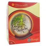 Côtes du Rhône rouge AOP Cellier des gorges de l''Ardèche 13.5°, Bag in box 3L