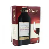 Vin de pays d'Oc rouge IGP La Roche Mazet Cabernet Sauvignon 13°, Bag in box 3L