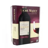 Vin de pays d'Oc rouge IGP La Roche Mazet Merlot 13°, Bag in box 3L