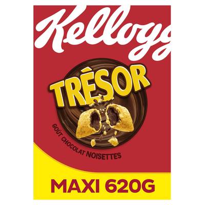 Kellogg's Céréales Trésor Chocolat Noisettes, 620g