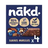 NAKD Barre Myrtilles Blueberry Muffin, 4 barres