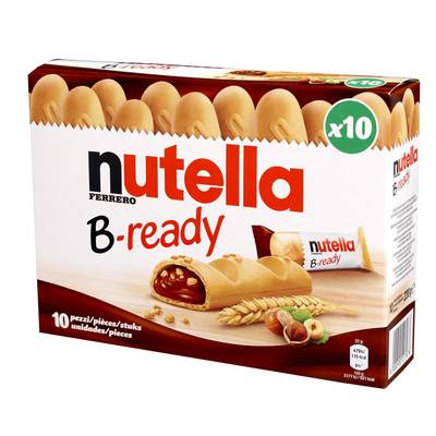 Nutella Bisuit Fourré B-ready, 10 biscuits - 220g