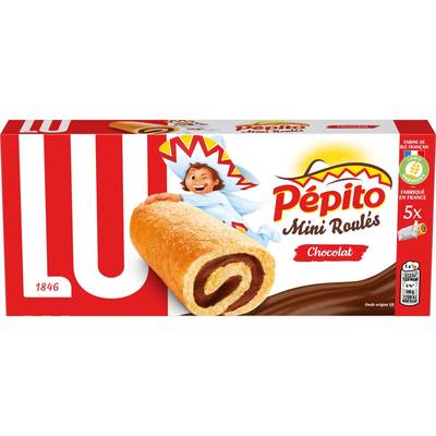 Pépito Gâteaux roulé au chcolat Mini roulés, 5 gâteaux - 150g