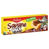 Savane Gâteaux fourrées à la pâte à tartiner choco noisette, 7 gâteaux - 175g