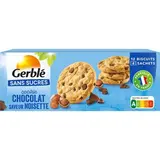 Gerblé Sans Sucres 12 Cookies aux pépites de Chocolat et Noisettes, 130g