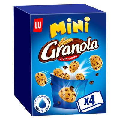 Granola Mini cookie au pépites de chocolat granola l'original, 4x40g