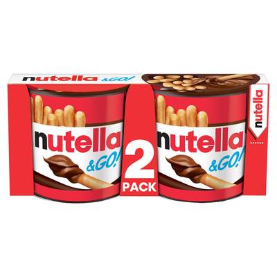 Nutella Biscuit et pâte à tartiner Nutella and Go !, 2x52g
