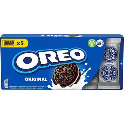 Oréo Biscuits fourrés à la vanille Original pocket, 5 étuis - 220g