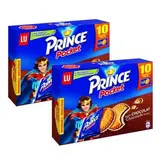 Prince Biscuits fourrés au chocolat pocket, Lot de 2x400g