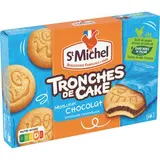 St Michel Gateaux Tronche de cake moelleux chocolat, 6 gâteaux - 175g